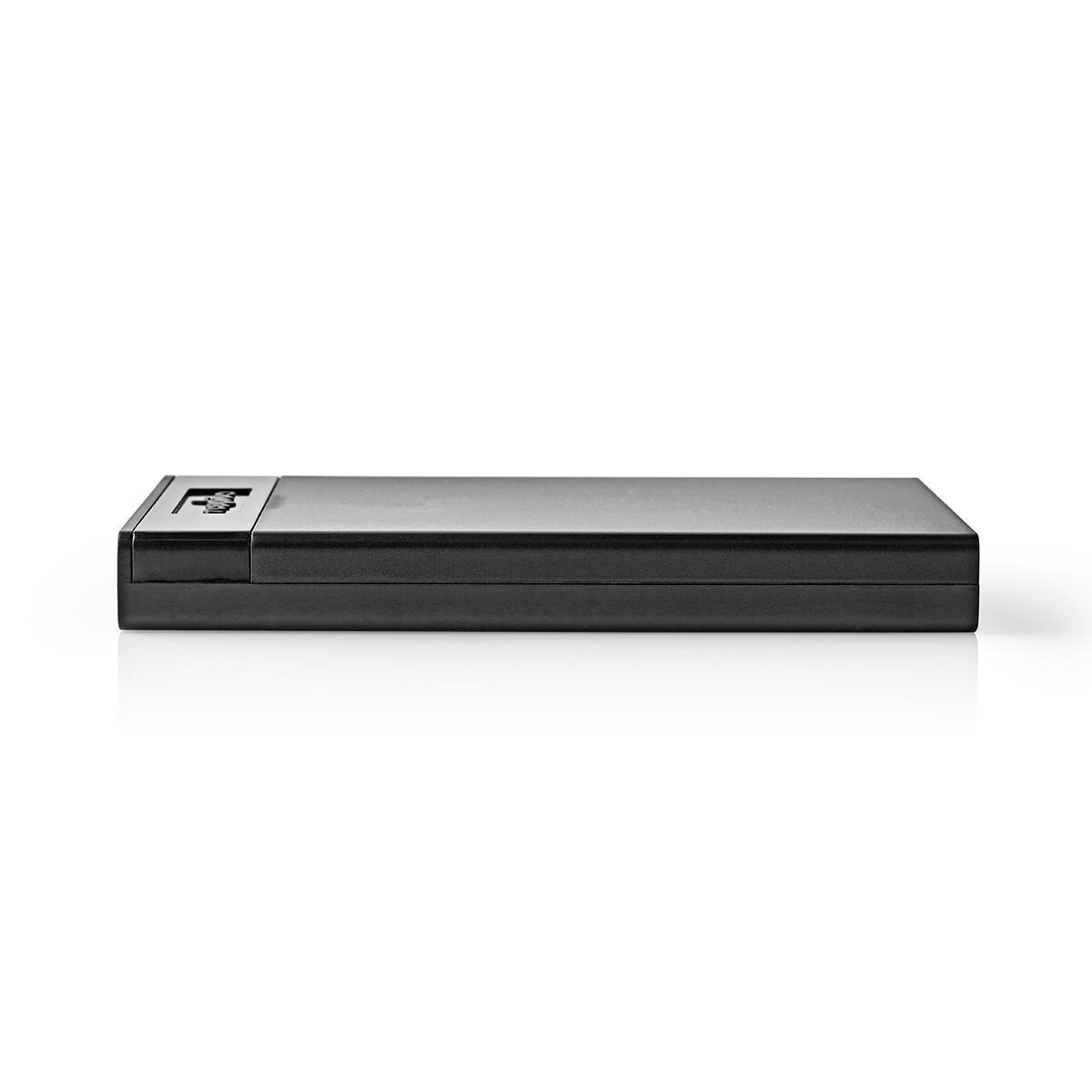 Nedis Festplattengehäuse 2.5" SATA III 6 Gb/s USB 3.2 Gen1 USB Type-A Plastik Nedis Festplattengehäuse 2.5" SATA III 6 Gb/s USB 3.2 Gen1 USB Type-A Plastik