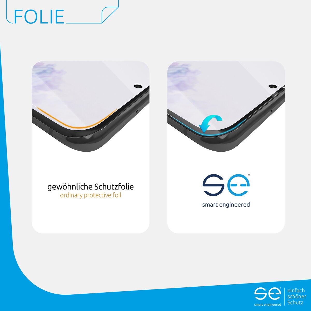 smart engineered Set für Samsung Galaxy A32 5G, bestehend aus 1x Schutzhülle Soft Cover und 2x Schutzfolien (Klar) smart engineered Set für Samsung Galaxy A32 5G, bestehend aus 1x Schutzhülle Soft Cover und 2x Schutzfolien (Klar)