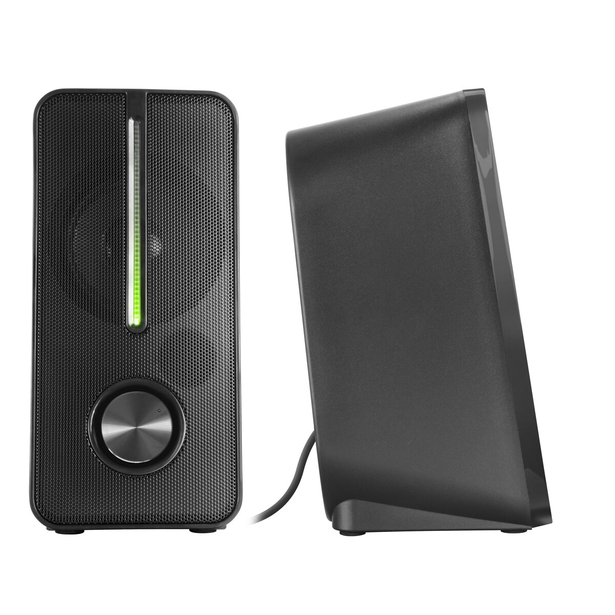 Speedlink BADOUR Illuminated Stereo-Lautsprecher mit USB- Stromversorgung, Mehrfarbige LED-Beleuchtung, schwarz Speedlink BADOUR Illuminated Stereo-Lautsprecher mit USB- Stromversorgung, Mehrfarbige LED-Beleuchtung, schwarz