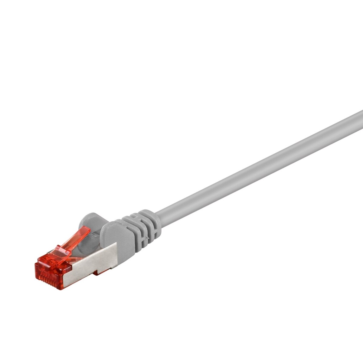 Goobay Cable de conexión CAT 6 de 1 m, S/FTP (PiMF), gris
