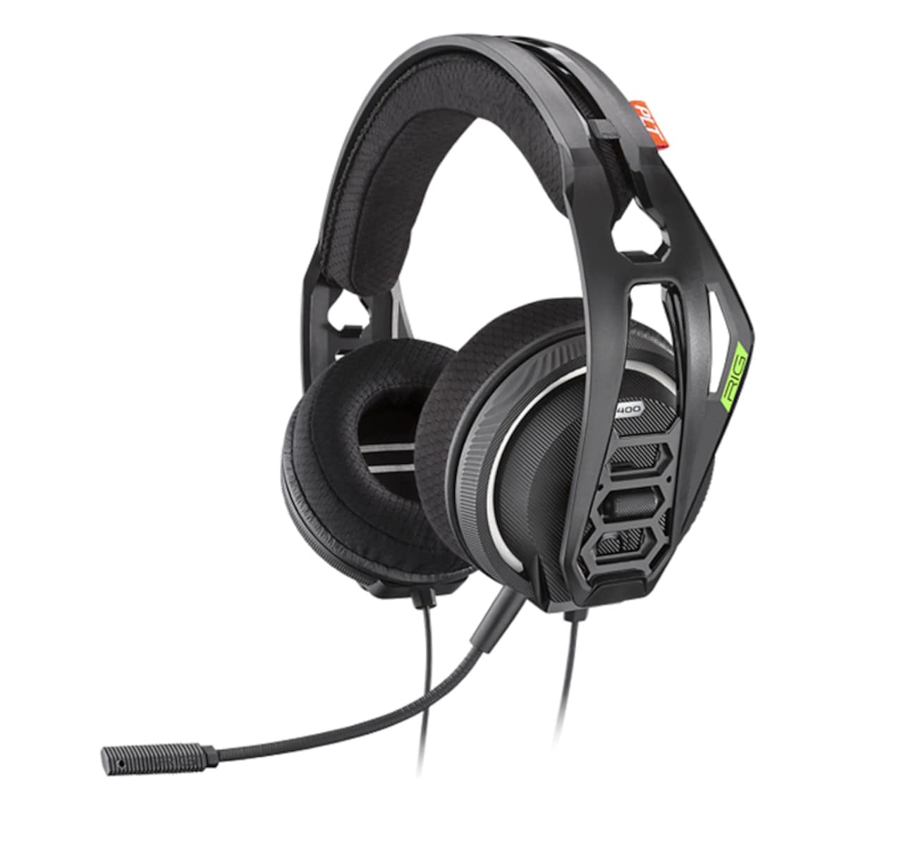 Nacon RIG 400 HX ATMOS kabelgebundenes Stereo-Gaming-Headset [Modulares Gaming-Headset, kabelgebunden, Inline-Fernbedienung mit Nacon RIG 400 HX ATMOS kabelgebundenes Stereo-Gaming-Headset [Modulares Gaming-Headset, kabelgebunden, Inline-Fernbedienung mit