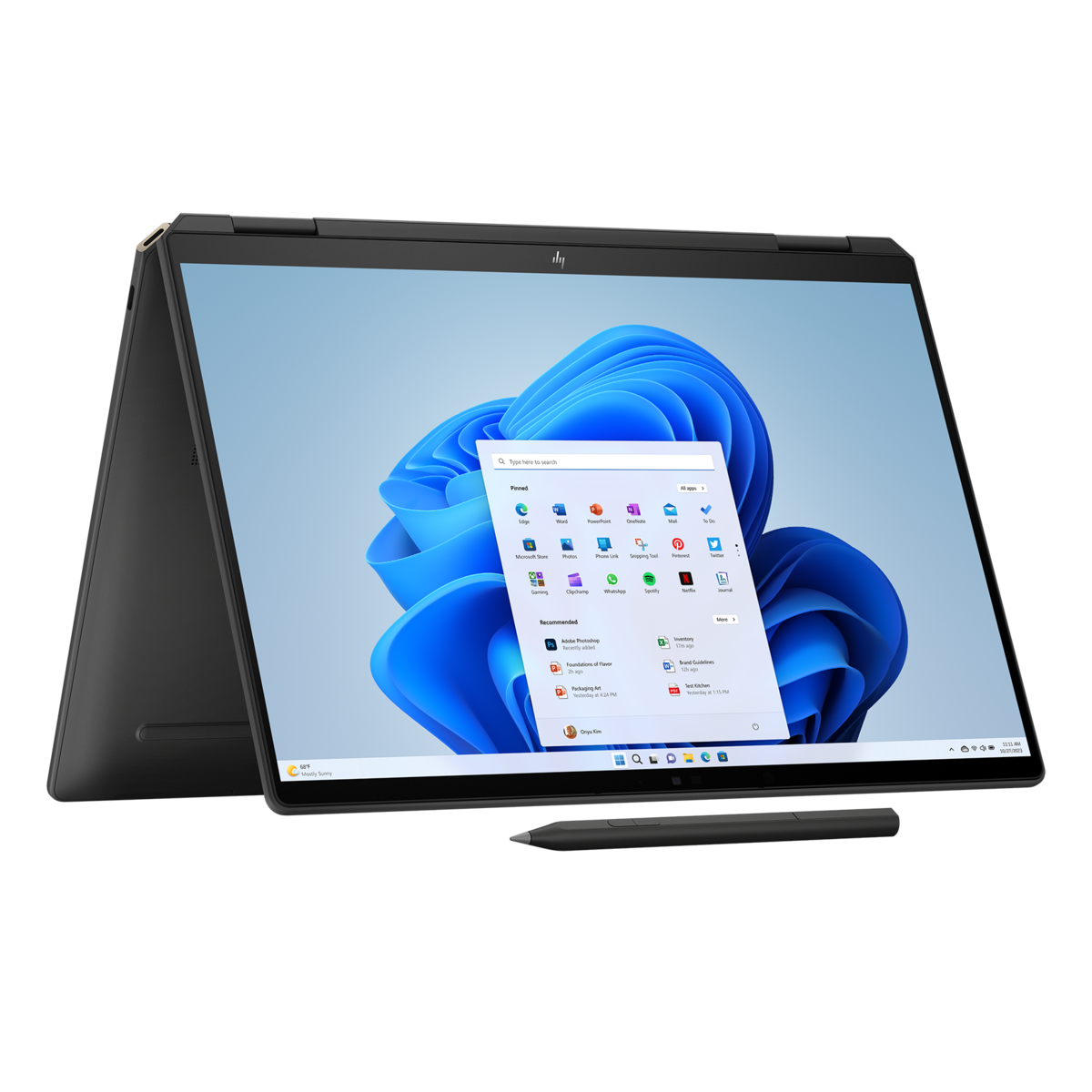 HP Spectre x360 14-eu0173ng inkl. USB-C Hub & Pen 14" 2.8k OLED Touch 120Hz, Intel Ultra 7-155H, 16GB RAM, 512GB SSD, Windows 11