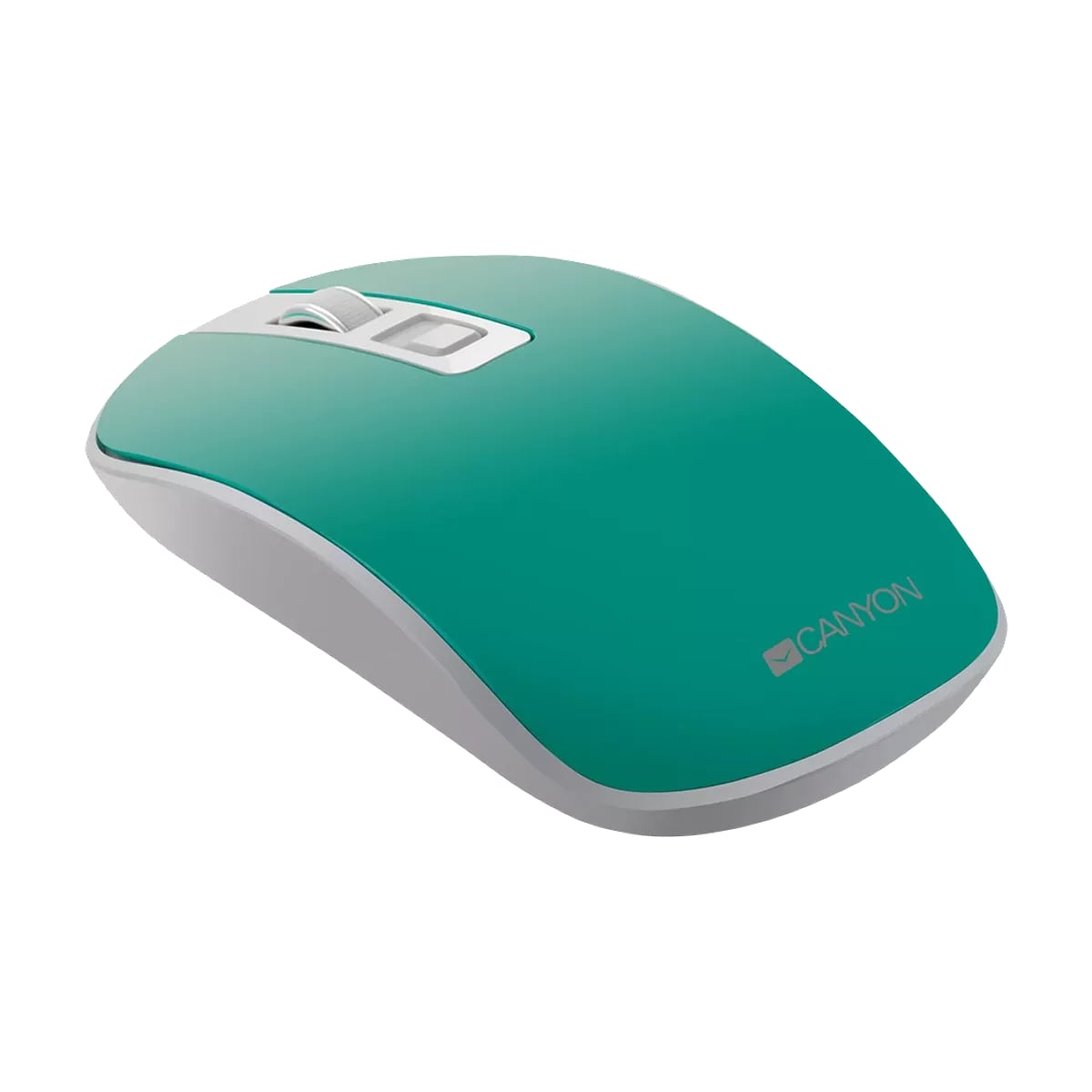 Canyon MW-18 Kabellose wiederaufladbare Maus mit geräuschlosen Tasten, Drahtlose 2,4-GHz-Verbindung über USB-Empfänger