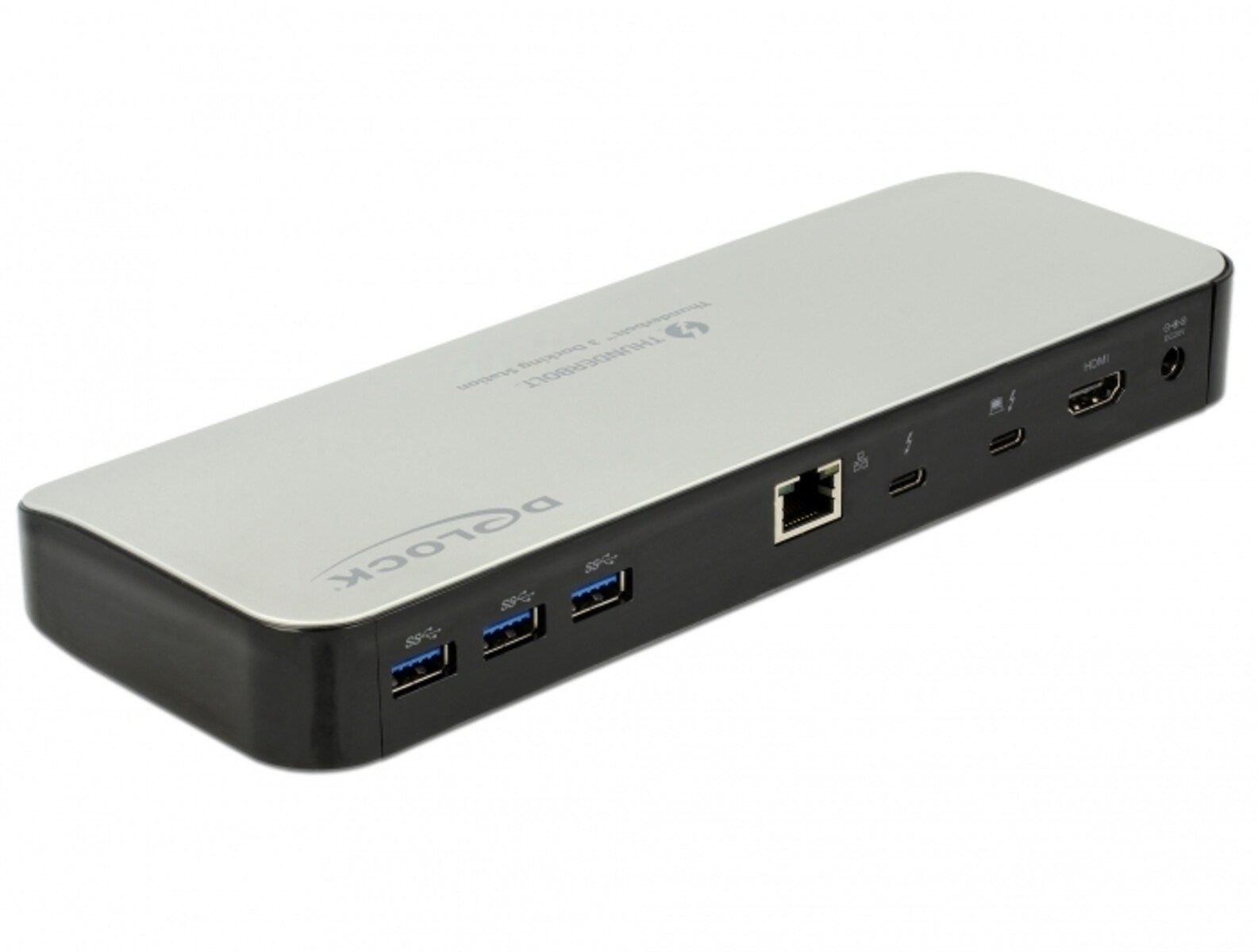 Delock Thunderbolt 3 Dockingstation 5K - HDMI/USB 3.0/USB-C/SD/LAN Delock Thunderbolt 3 Dockingstation 5K - HDMI/USB 3.0/USB-C/SD/LAN