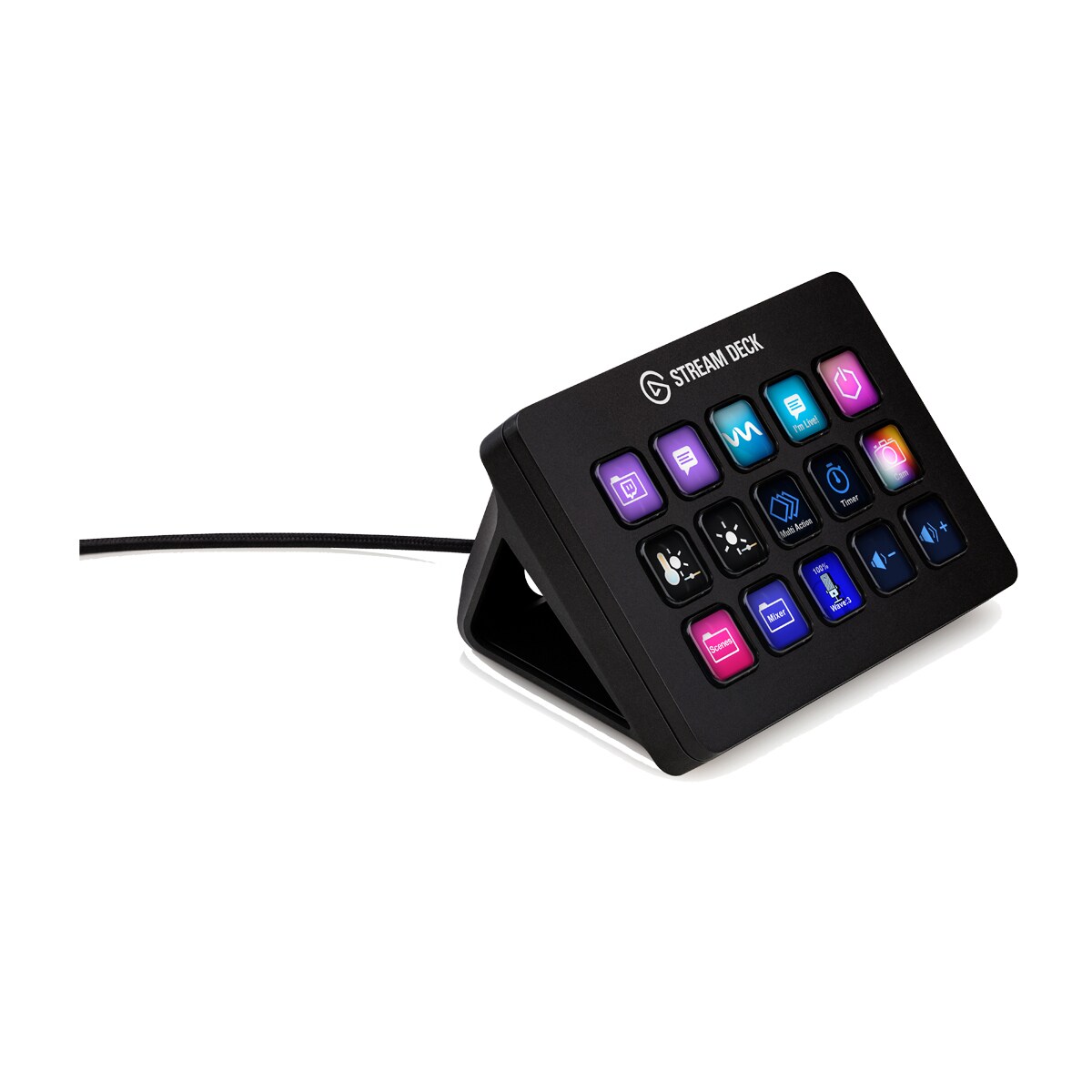 Elgato Stream Deck MK.2 (2021 Version) - 15 programmierbare Tasten, austauschbare Frontplatte Elgato Stream Deck MK.2 (2021 Version) - 15 programmierbare Tasten, austauschbare Frontplatte