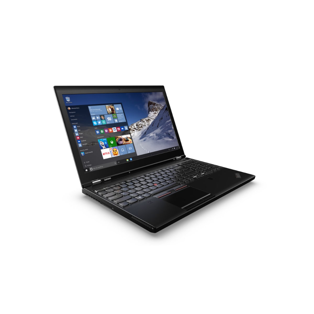 Lenovo ThinkPad P50 i7, 32 GB, 512 GB SSD, 15,5" Ultra HD, Quadro M2000M, Win 10 Pro