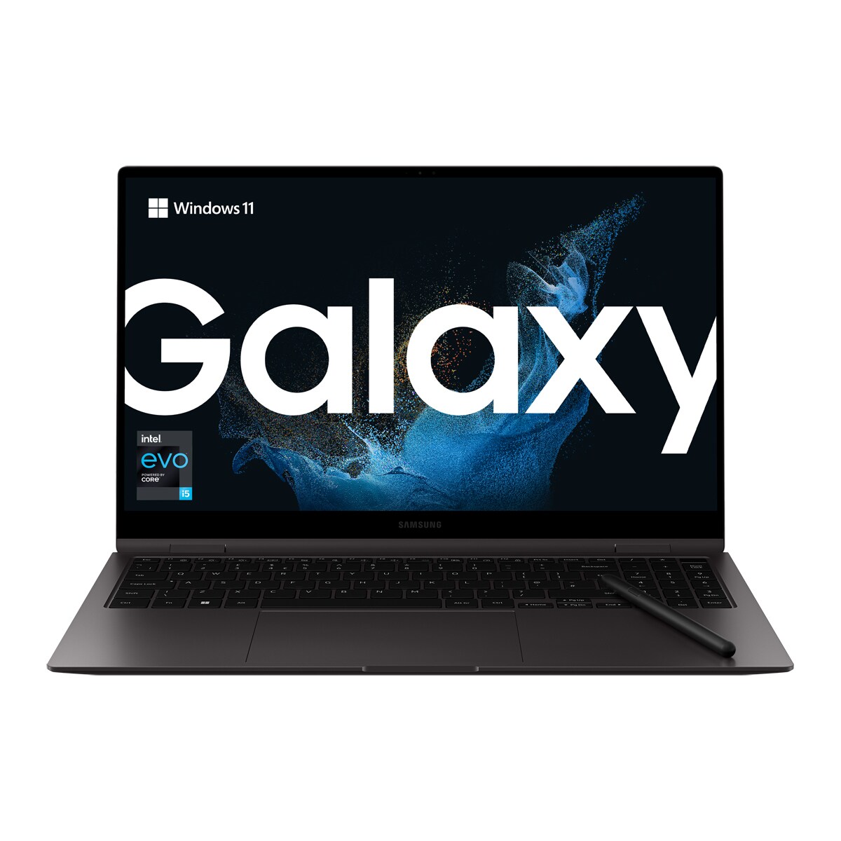 SAMSUNG Galaxy Book2 Pro 360 - 39,62cm 15,6Zoll i5-1240P 8GB 256GB SSD W11H Graphite SAMSUNG Galaxy Book2 Pro 360 - 39,62cm 15,6Zoll i5-1240P 8GB 256GB SSD W11H Graphite