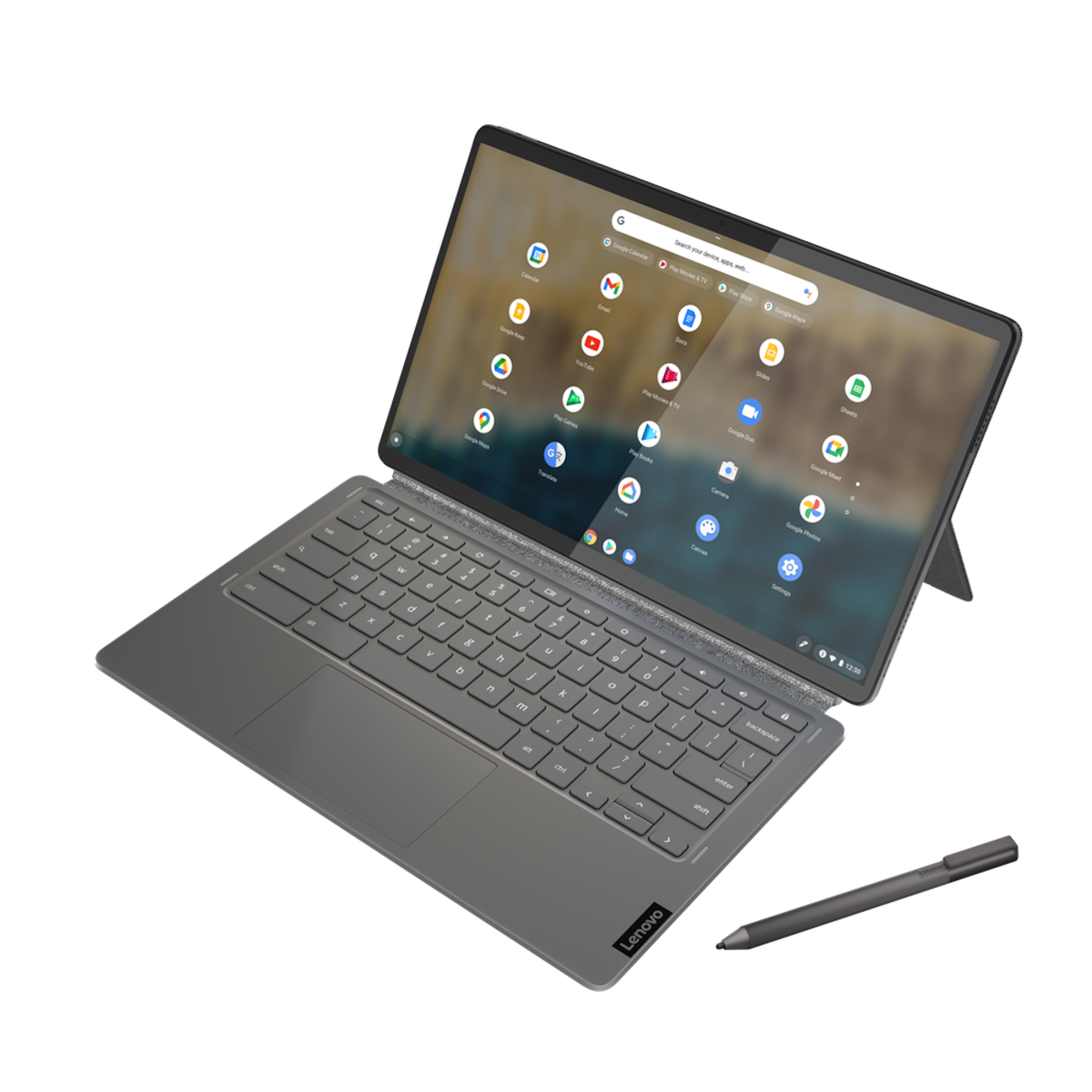 Lenovo IdeaPad Duet 5 Chromebook 82QS0012GE - 13,3" FHD OLED, Qualcomm® Snapdragon® 7c Gen 2, 8GB RAM, 256GB eMMC, ChromeOS