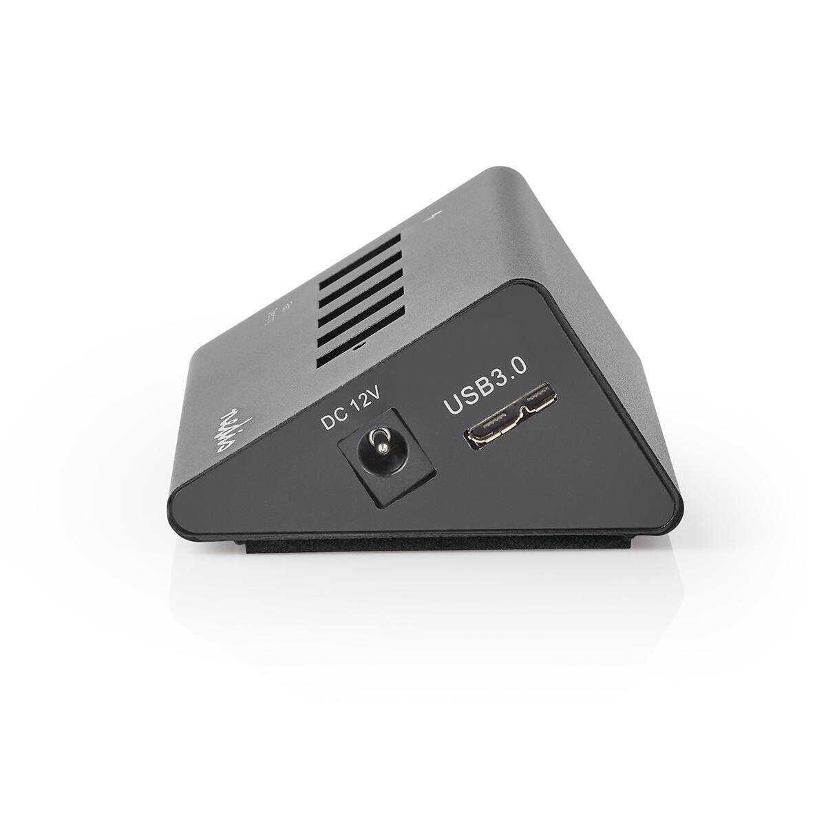Concentrador USB Nedis de 5 puertos QC3.0 USB 3.2 Gen1 - alimentación de red / alimentación a través de USB, 5 Gbps, 5x USB