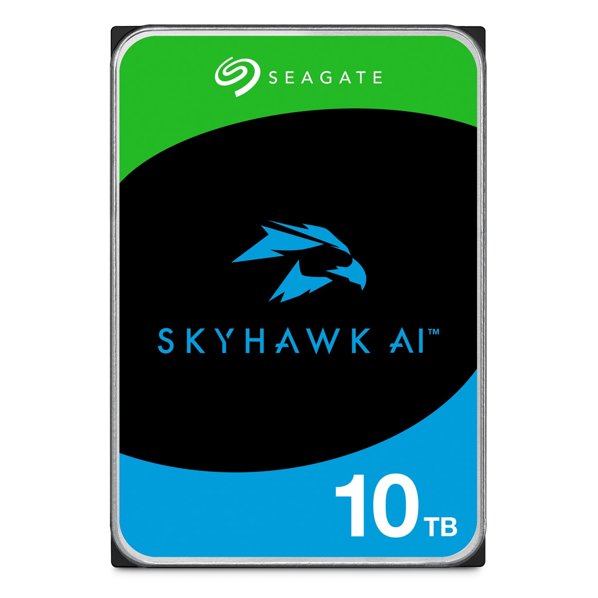 Seagate SkyHawk AI 10TB 3.5 Zoll SATA 6Gb/s - interne Surveillance Festplatte