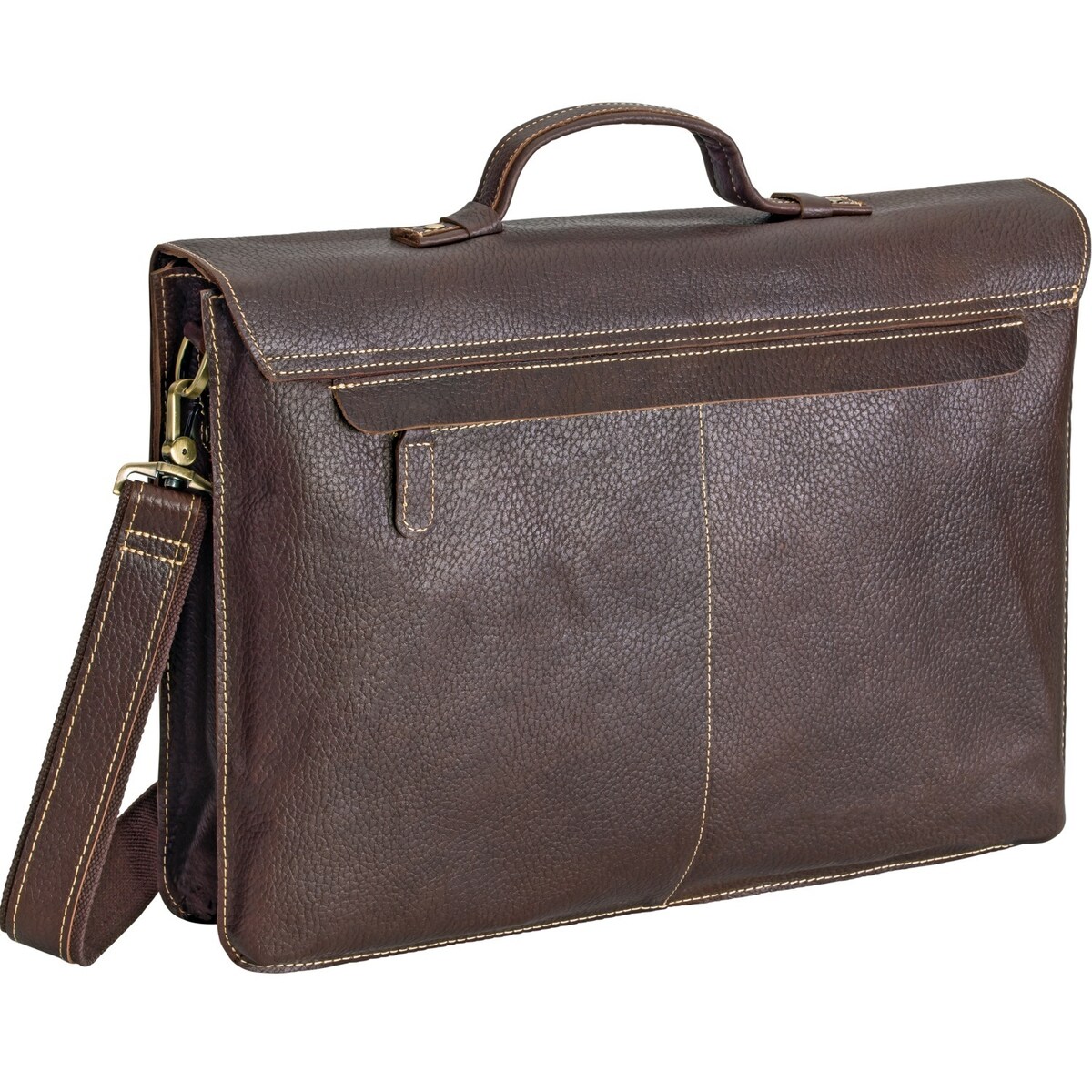 Pedea Leder Umhängetasche "San Marcos" 15,6", braun Pedea Leder Umhängetasche "San Marcos" 15,6", braun