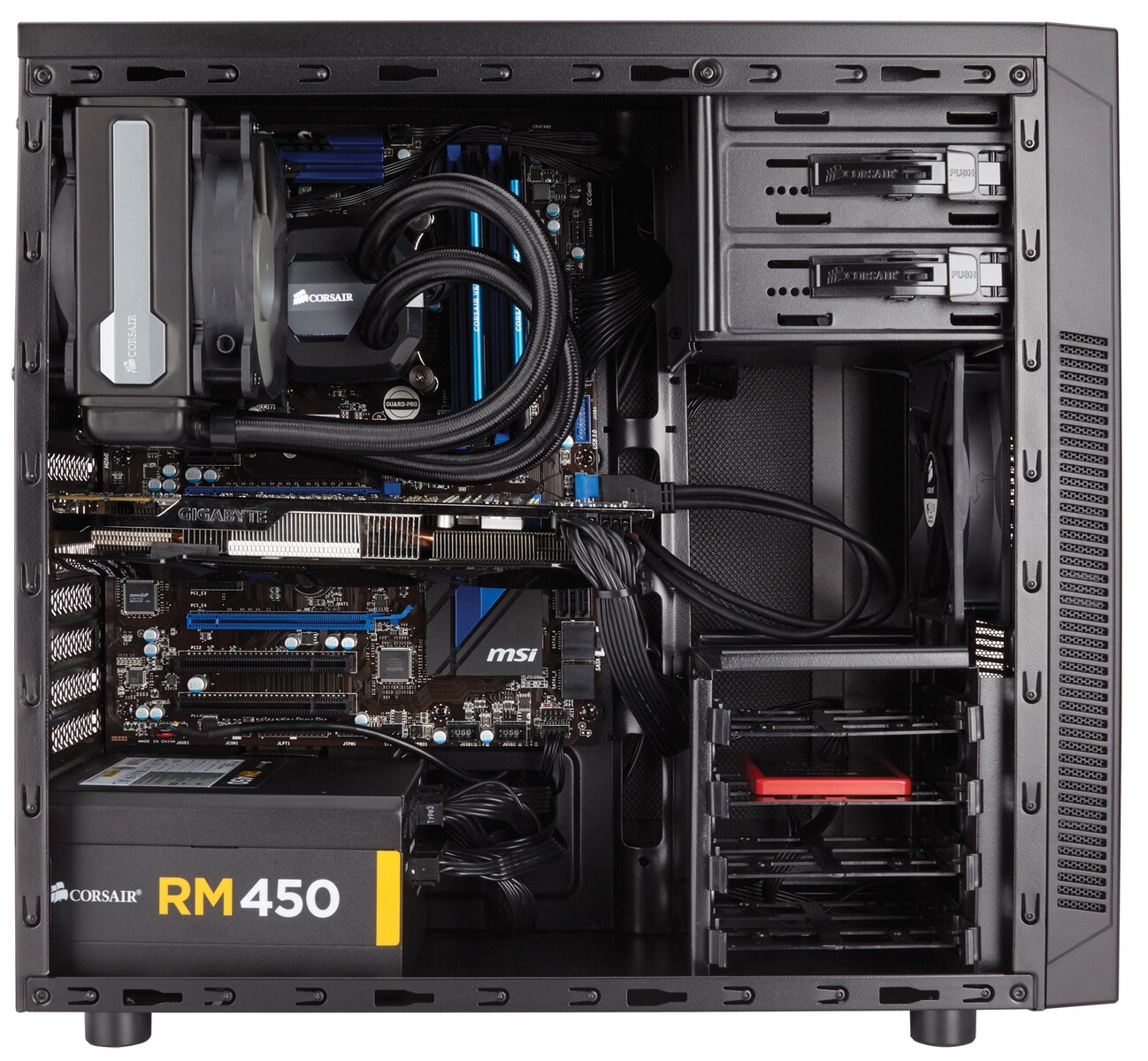 Corsair Carbide 100R Silent Edition | PC-Gehäuse Corsair Carbide 100R Silent Edition | PC-Gehäuse
