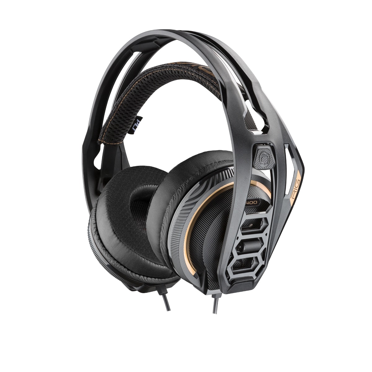 Nacon RIG 400 ATMOS kabelgebundenes Stereo-Gaming-Headset [Modulares Gaming-Headset, kabelgebunden, Inline-Fernbedienung mit M Nacon RIG 400 ATMOS kabelgebundenes Stereo-Gaming-Headset [Modulares Gaming-Headset, kabelgebunden, Inline-Fernbedienung mit M