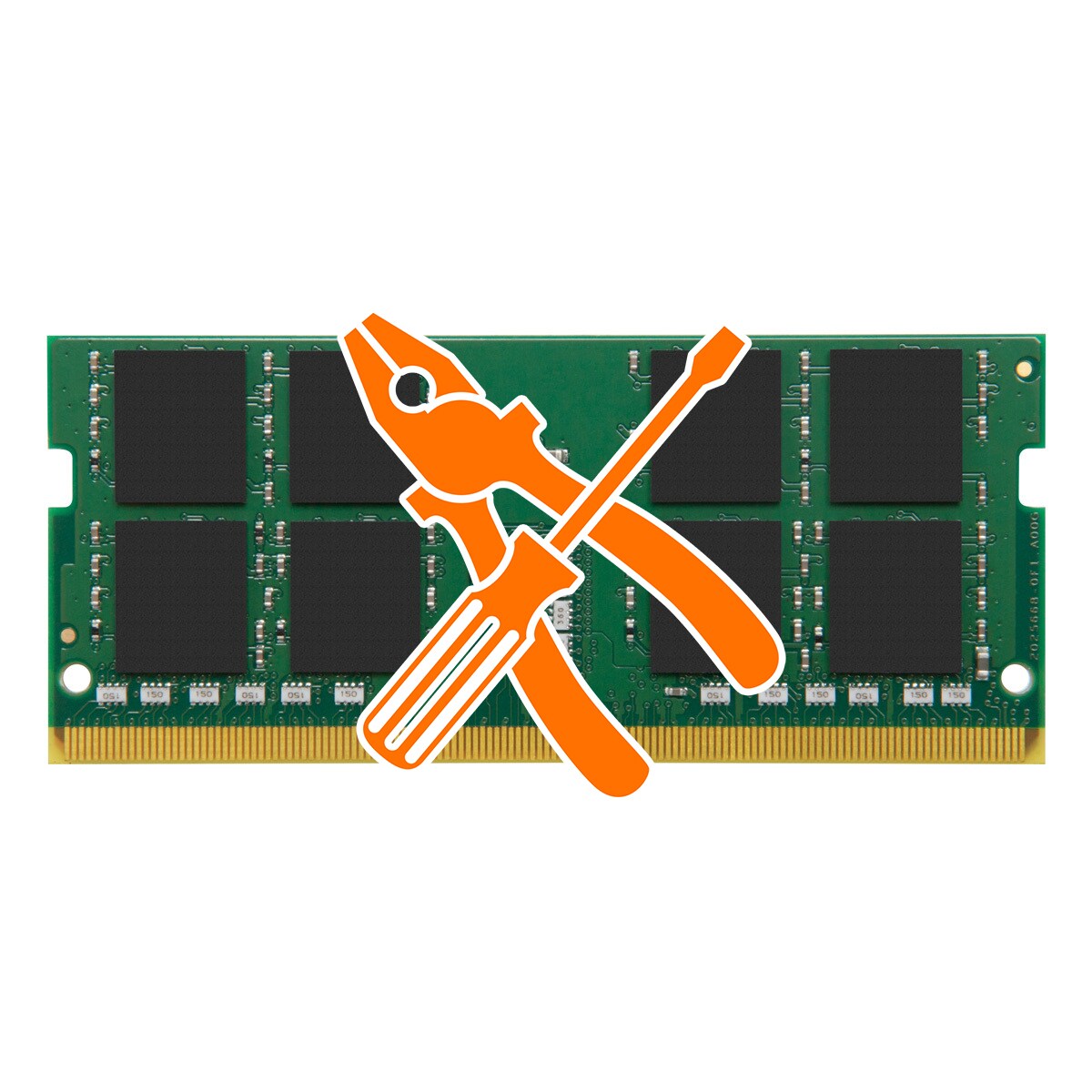 Actualización a 24 GB con 1 memoria SO-DIMM DDR4-3200 de 16 GB de Kingston
