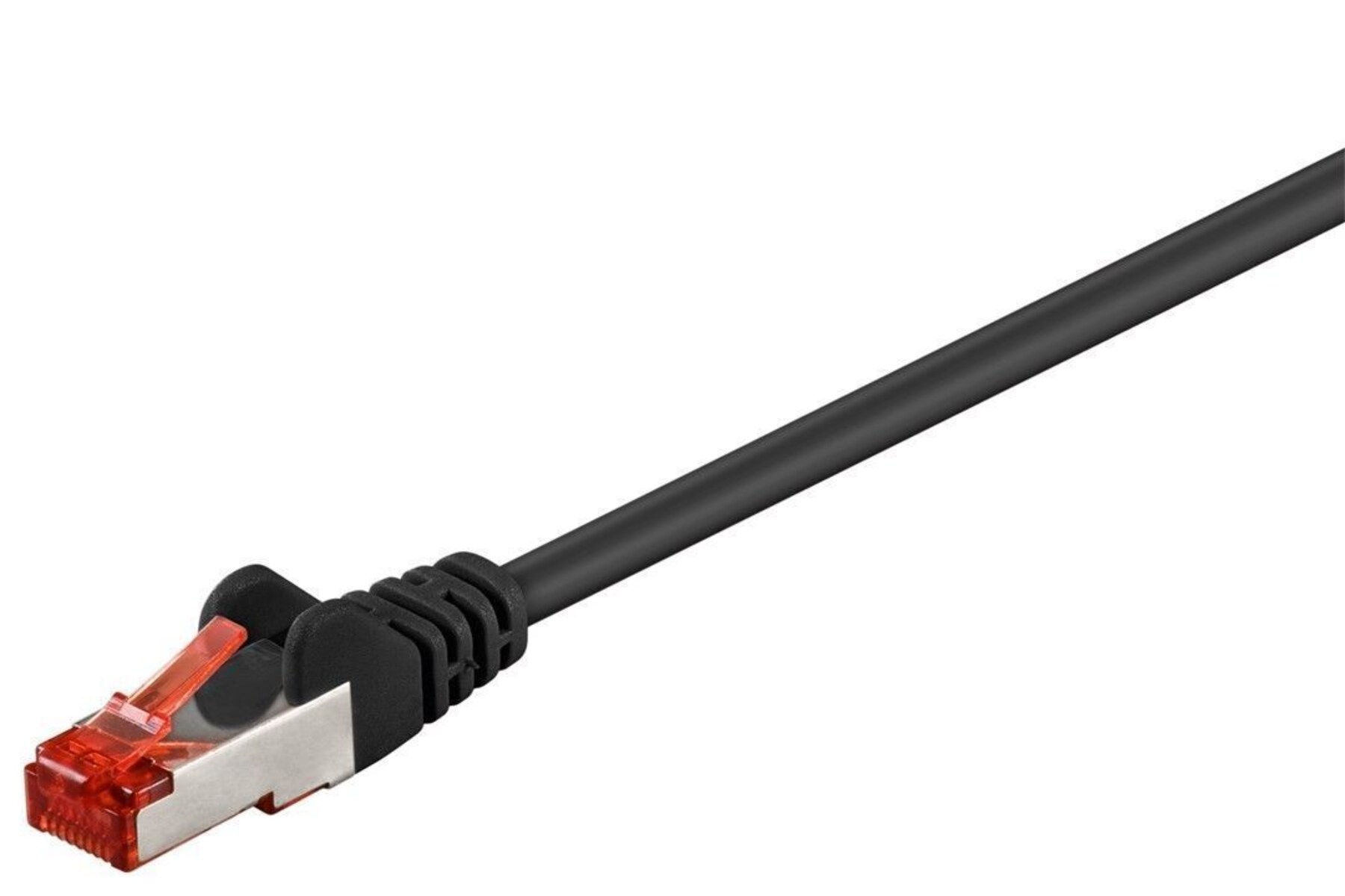 Goobay Cable de conexión CAT 6, S/FTP (PiMF), negro - 7,5 m
