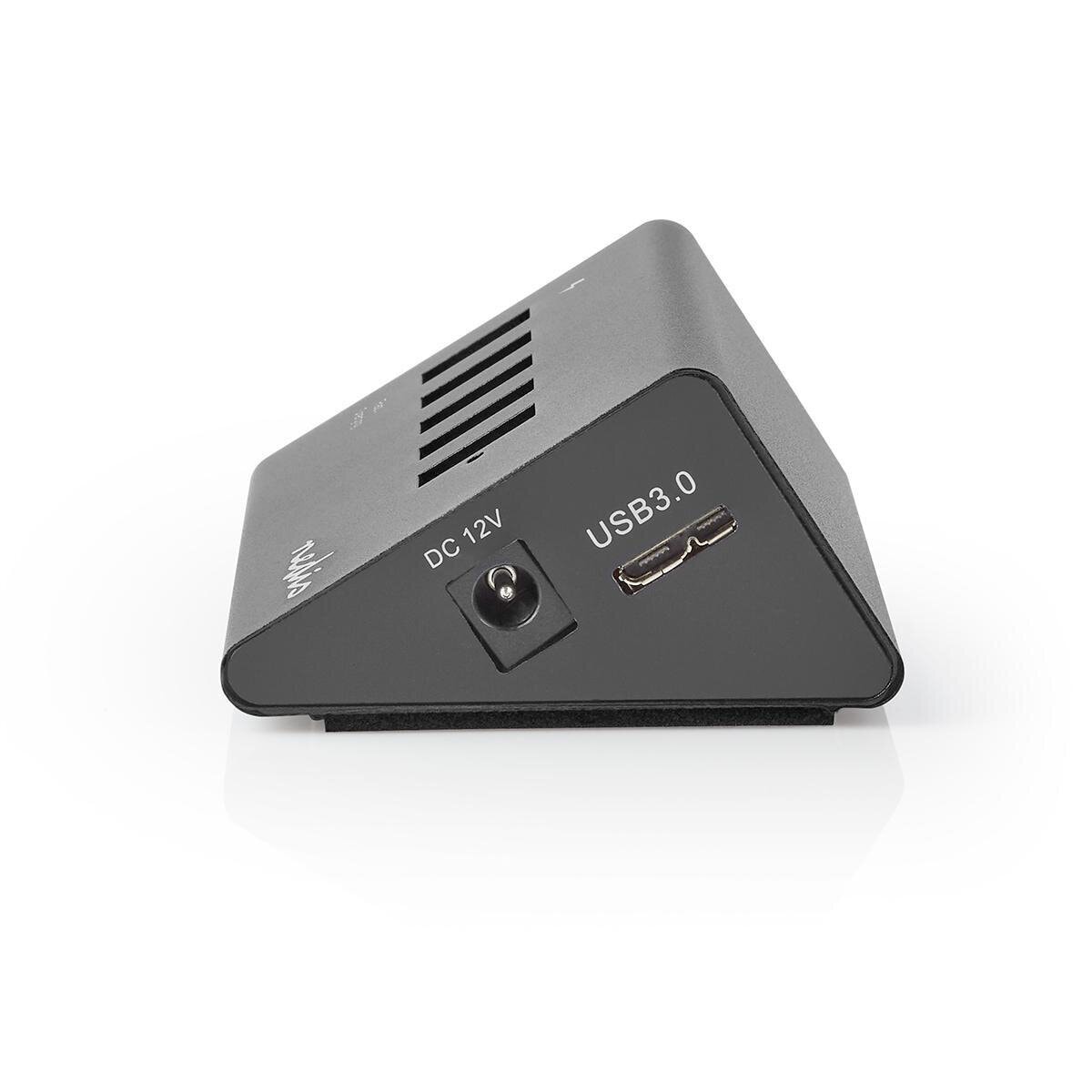 Concentrador USB Nedis de 5 puertos QC3.0 USB 3.2 Gen1 - alimentación de red / alimentación a través de USB, 5 Gbps, 5x USB