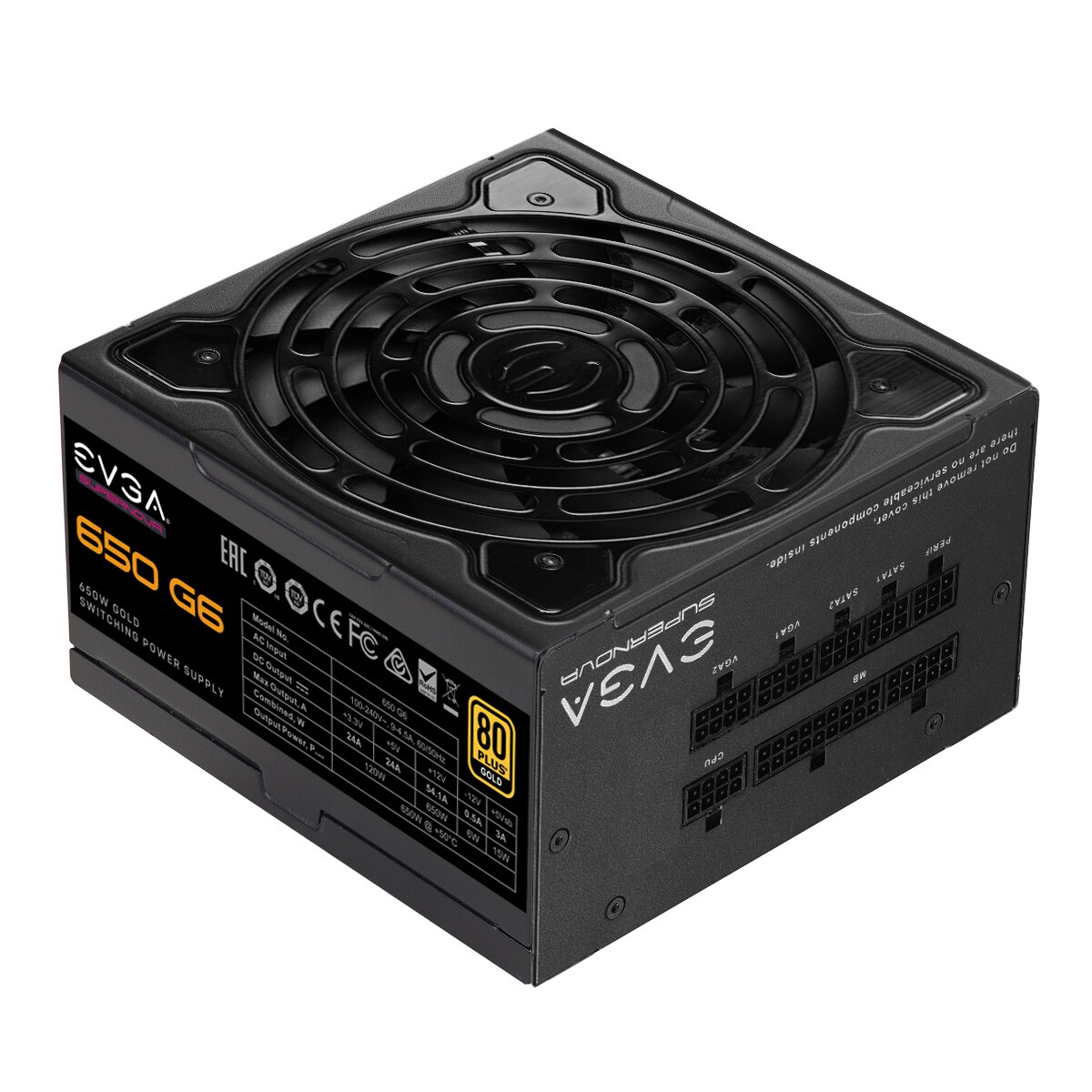 EVGA SuperNOVA 650 G6 | 650W PC-Netzteil EVGA SuperNOVA 650 G6 | 650W PC-Netzteil