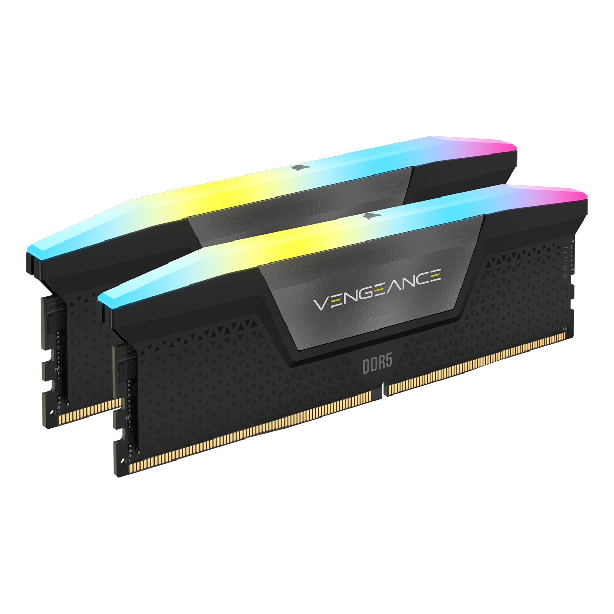 Corsair Vengeance RGB Schwarz 32GB Kit (2x16GB) DDR5-5200 CL40 DIMM Arbeitsspeicher