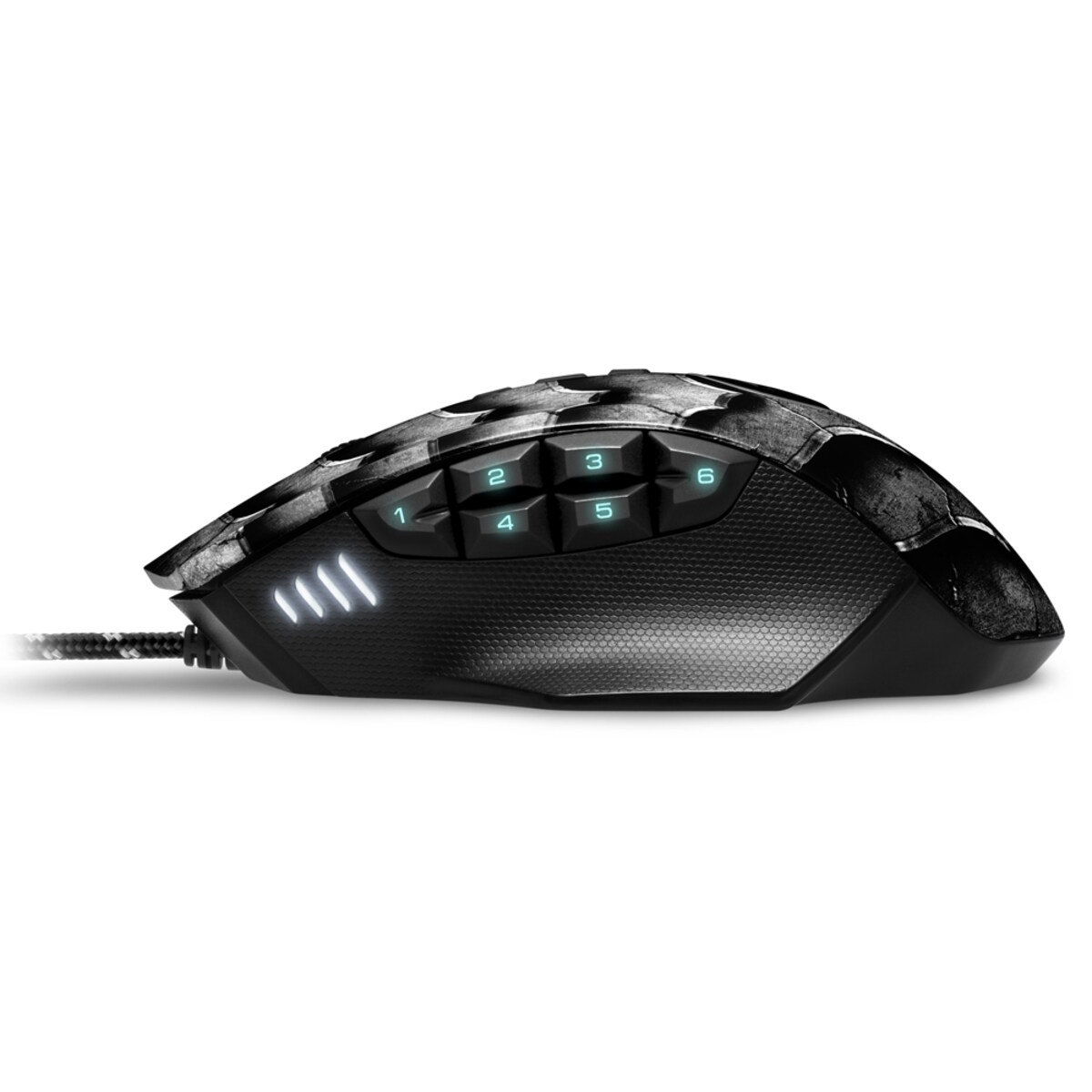 Sharkoon Drakonia II, kabelgebundene Gamingmaus, 15000 dpi, optischer Sensor, 12 Tasten, schwarz Sharkoon Drakonia II, kabelgebundene Gamingmaus, 15000 dpi, optischer Sensor, 12 Tasten, schwarz