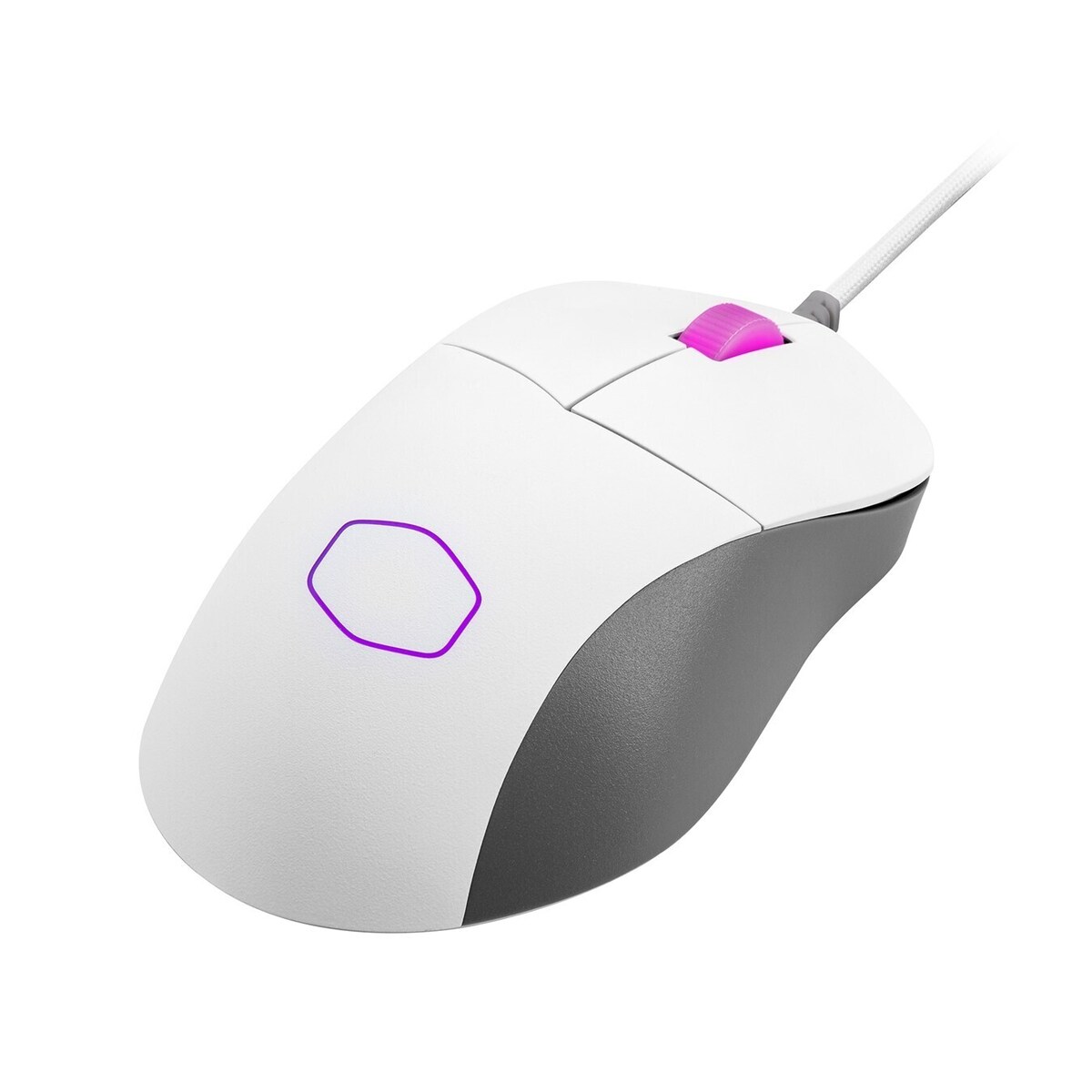Cooler Master MM730, Gaming-Maus Kabelgebunden, 16k DPI, Weiß Matt, Pixart-Sensor Cooler Master MM730, Gaming-Maus Kabelgebunden, 16k DPI, Weiß Matt, Pixart-Sensor