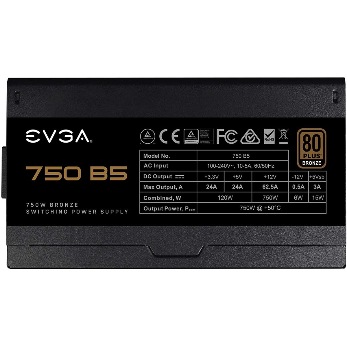 EVGA 750 B5 | 750W PC-Netzteil EVGA 750 B5 | 750W PC-Netzteil