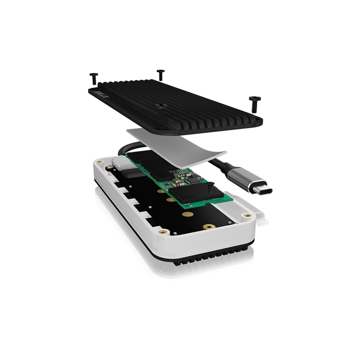 ICY BOX IB-1821ML-C31 USB Type-C™ Gehäuse für M.2 NVMe SSD mit RGB Beleuchtung ICY BOX IB-1821ML-C31 USB Type-C™ Gehäuse für M.2 NVMe SSD mit RGB Beleuchtung