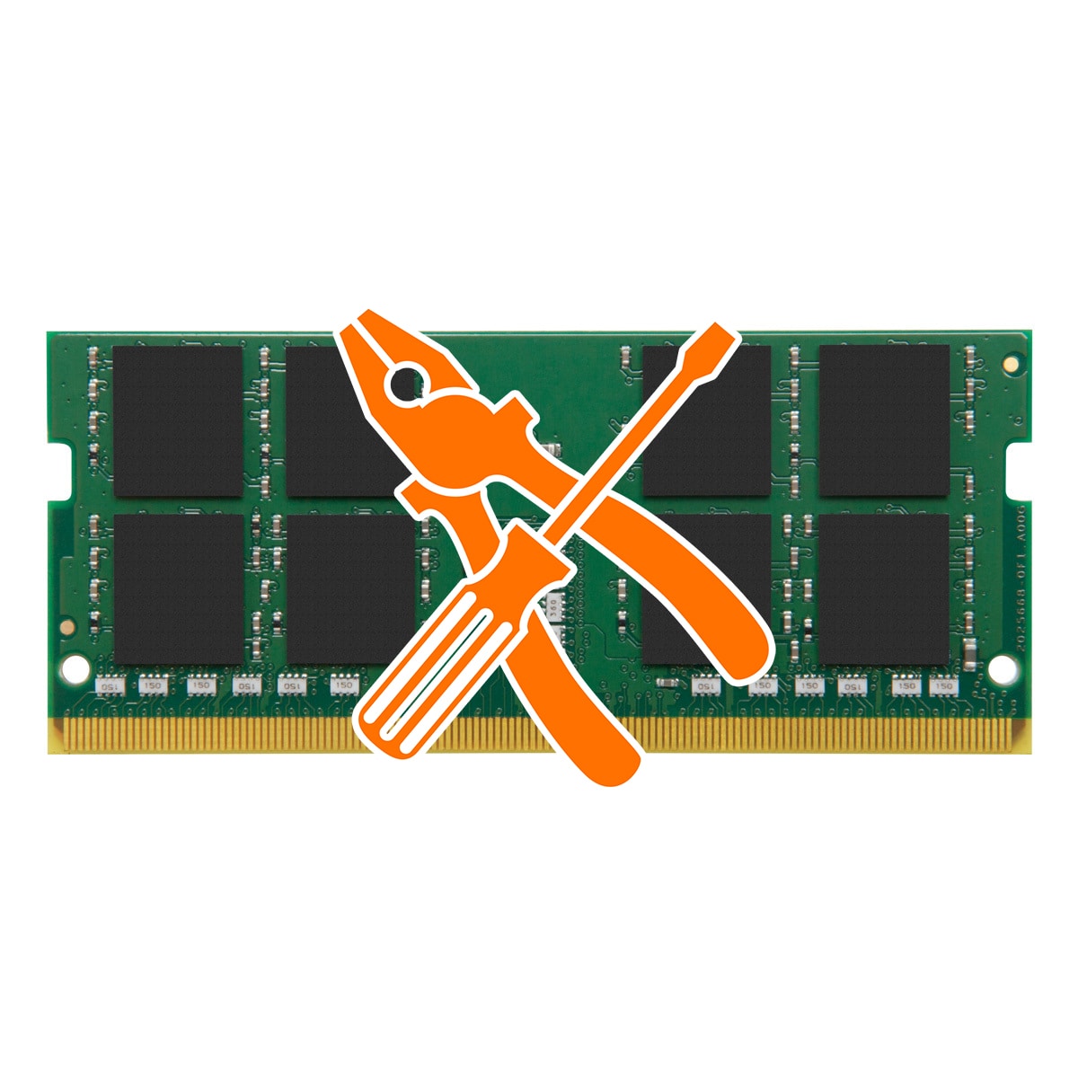 Actualización a 24 GB con 1 memoria SO-DIMM DDR4-3200 de 16 GB de Kingston