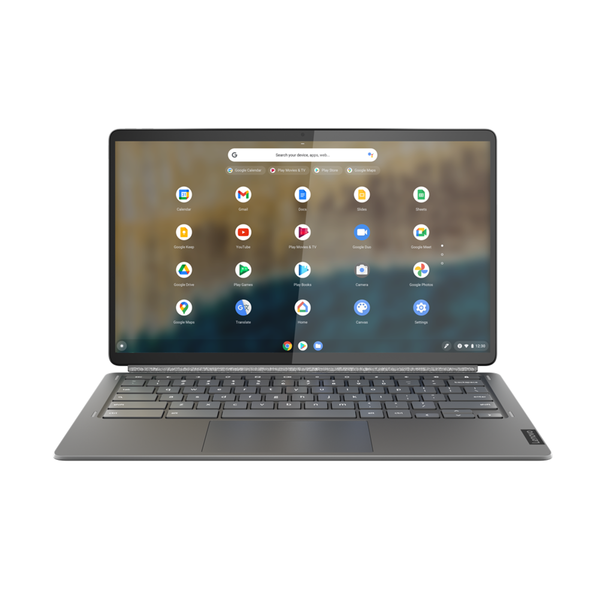Lenovo IdeaPad Duet 5 Chromebook 82QS0012GE - 13,3" FHD OLED, Qualcomm® Snapdragon® 7c Gen 2, 8GB RAM, 256GB eMMC, ChromeOS